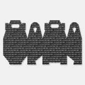 Modern Class of Twenty Twenty‑Six Typography フェイバーボックス (見開き)