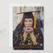 Modern Class Year Custom Photo Graduation Party 招待状 (正面)