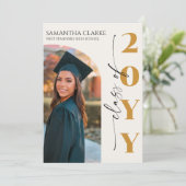 Modern Class Year Photo Arch Graduation Party 招待状 (スタンド正面)