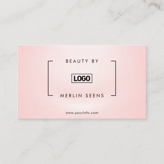 Modern Classic Beauty Spa Script Loyalty Card ロイヤリティカード (裏面)