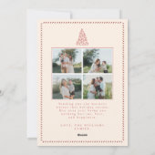 Modern Classic Christmas Photo Elegant シーズンカード (裏面)