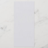 Modern Classic Elevated Gold Ivory Formal Wedding メニュー (裏面)