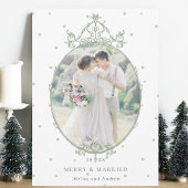 Modern Classic Frame Merry & Married Photo         シーズンカード