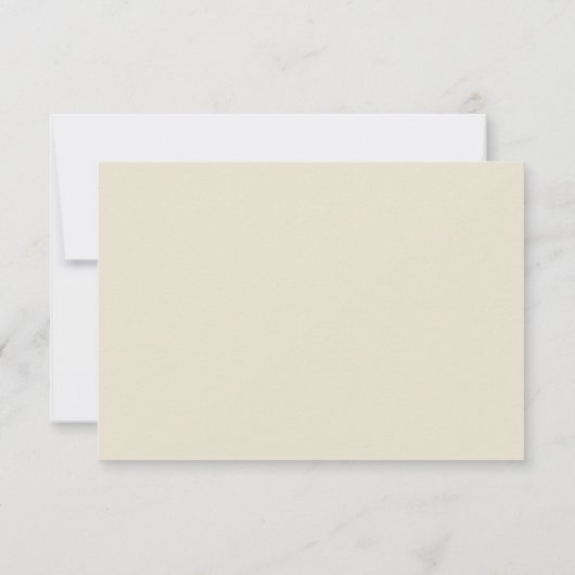Modern Classic Minimal Simple Wedding RSVP Card (裏面)