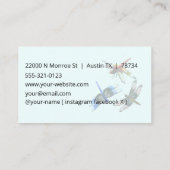 Modern Classic Personal Dragonflies 名刺 (裏面)