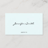 Modern Classic Personal Dragonflies 名刺 (正面)