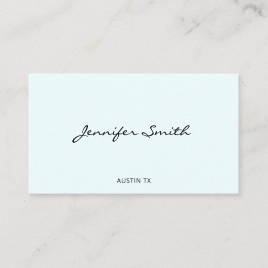 Modern Classic Personal Dragonflies 名刺 (正面)