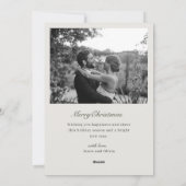 Modern Classic Sage Typography Married and Bright シーズンカード (裏面)