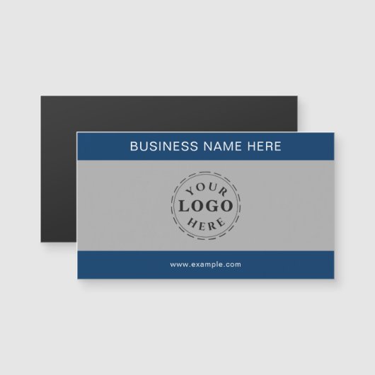 Modern Clean Look Custom Magnetic Business Card (正面/裏面)
