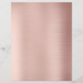 Modern Cleaning Cleaner Service Logo Rose Gold チラシ (裏面)