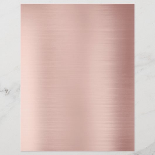 Modern Cleaning Cleaner Service Logo Rose Gold チラシ (裏面)