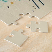 Modern Cleopatra – Abstract Liquid Colors Art ジグソーパズル (側面)