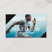 Modern Coach Personal Trainer Fitness Photos Gym 名刺 (正面)