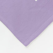 Modern Coastal Chic: Pink Sand & Lavender Dream フリースブランケット (角)