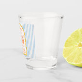 Modern Coastal MIA Bachelorette Party Shot Glasses ショットグラス (右)