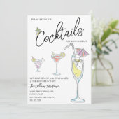Modern Cocktail Party 招待状 (スタンド正面)