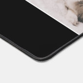 Modern collage Family Keepsake Photos personalize  デスクマット (コーナー)