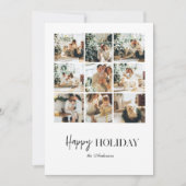 Modern Collage Family Photo | Happy Holiday (正面)
