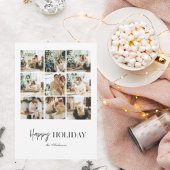 Modern Collage Family Photo | Happy Holiday