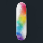 Modern Colorful Abstract Art Trendy Pink Red Blue スケートボード<br><div class="desc">Modern Colorful Abstract Art Trendy Pink Red Blue Green Yellow Custom Blank Template Skateboard.</div>