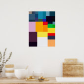 Modern Colorful Abstract Poster ポスター (キッチン)