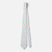 Modern Colorful Chic Polka Dots ネクタイ (正面)