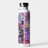 Modern Colorful Fallen Leaves Abstract ウォーターボトル (右面)