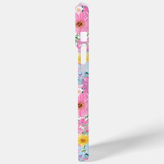 Modern Colorful Garden Monogrammed  Case-Mate iPhoneケース (裏面 / 左)