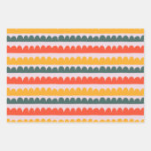 Modern Colorful Geometric ラッピングペーパーシート (正面)