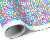 Modern Colorful Geometric Mosaic Pattern Wrapping ラッピングペーパー (ロールコーナー)