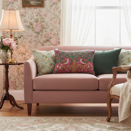 Modern colorful nature motifs pattern アクセントクッション