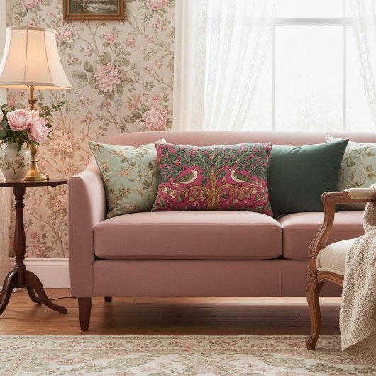 Modern  colorful  nature  motifs pattern   アクセントクッション