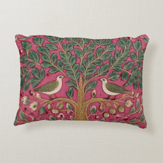 Modern  colorful  nature  motifs pattern   アクセントクッション (裏面)