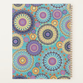 Modern Colorful Personalized Geometric  プランナー手帳 (裏面)