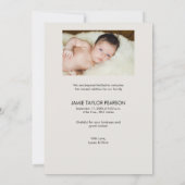 Modern Colorful Trendy Custom photos Baby Shower サンキューカード (裏面)