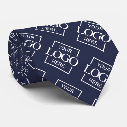 Modern Company Custom Logo Pattern Professional ネクタイ (ロール)