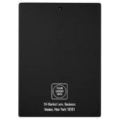 Modern Company Logo Brands Pro clipboard クリップボード (裏面)