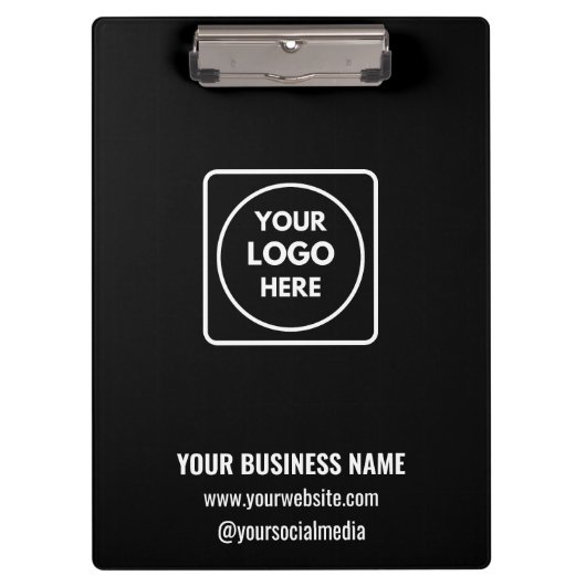 Modern Company Logo Brands Pro clipboard クリップボード (正面)