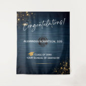 Modern Congratulations Dentist Graduation タペストリー (正面)