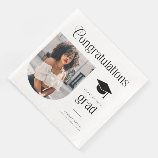 Modern Congratulations Grad Photo Graduation Arch (コーナー)