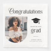 Modern Congratulations Grad Photo Graduation Arch (正面)