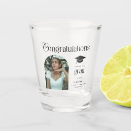 Modern Congratulations Grad Photo Graduation Arch ショットグラス