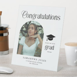 Modern Congratulations Grad Photo Graduation Arch 台座サイン