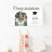Modern Congratulations Grad Photo Graduation Arch 横断幕 (インサイチュ)