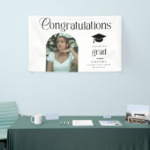Modern Congratulations Grad Photo Graduation Arch 横断幕 (トレードショー)