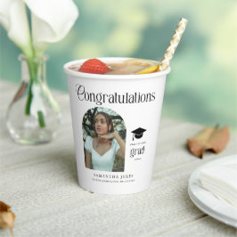 Modern Congratulations Grad Photo Graduation Arch 紙コップ