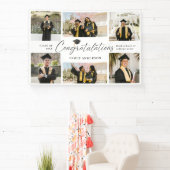 Modern Congratulations Graduate 7 Photo Collage 横断幕 (インサイチュ)