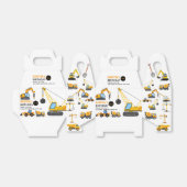 Modern Construction Simple Kid's Birthday フェイバーボックス (折り畳みなし)