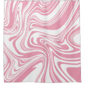 Modern Contemporary Bold Large Scale Abstract  シャワーカーテン (正面)