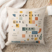  Modern contemporary typography  geometric cool クッション (ブランケット)